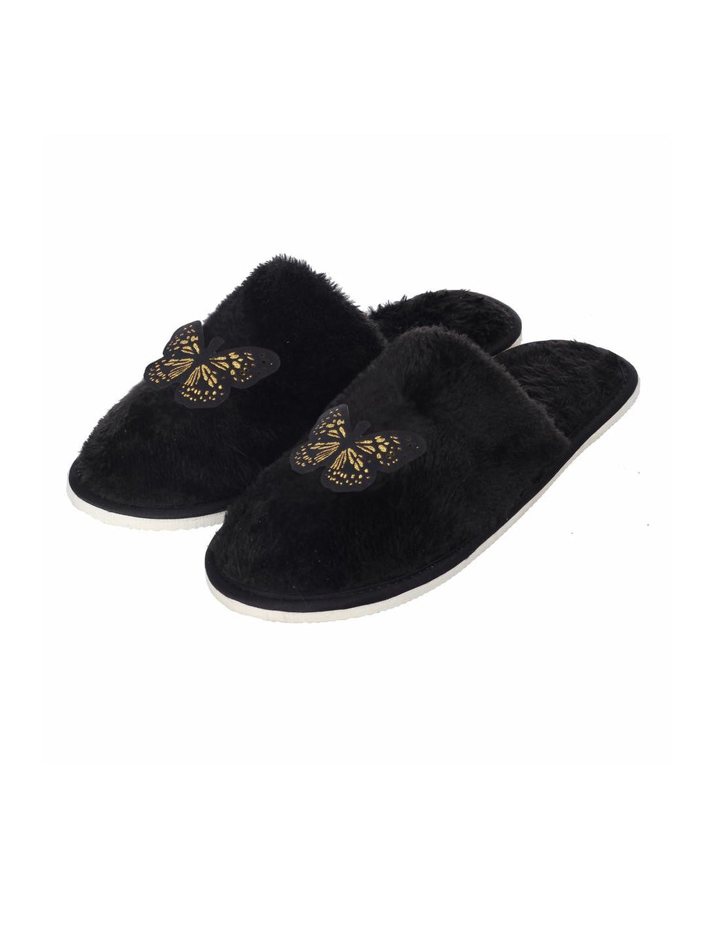 TravelKhushi Women's Butterfly Plush Room Slippers — image 4