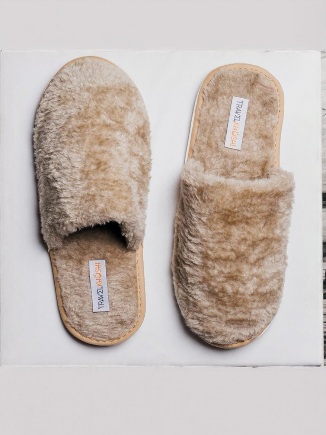 TRAVELKHUSHI Combo Of Soft Fur Home Slip On Slippers - image 5