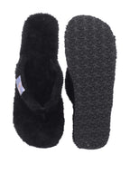 TRAVELKHUSHI Women Black Flip Flops - image 3