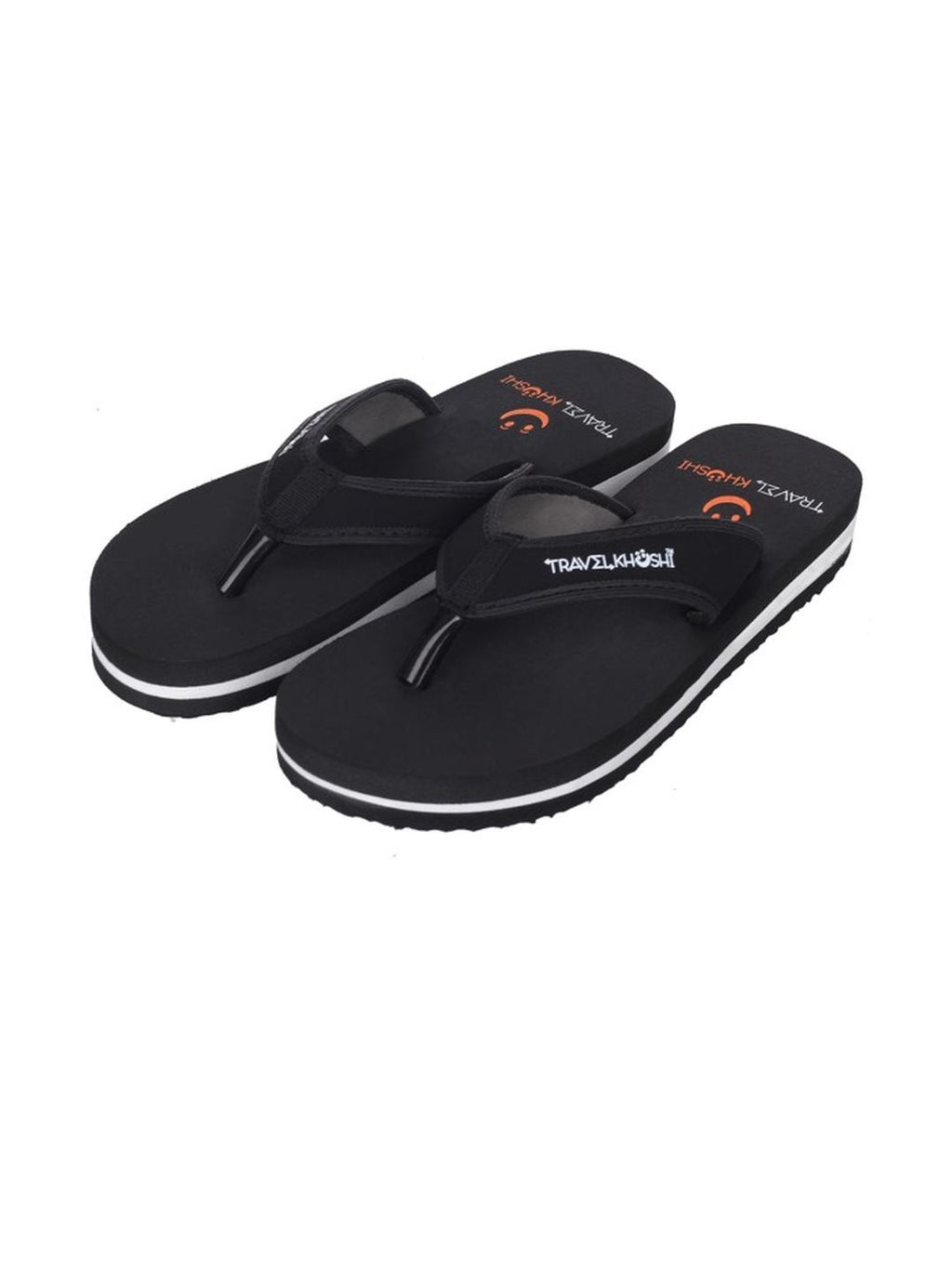 TRAVELKHUSHI Women Black Fur Flip Flops - image 3