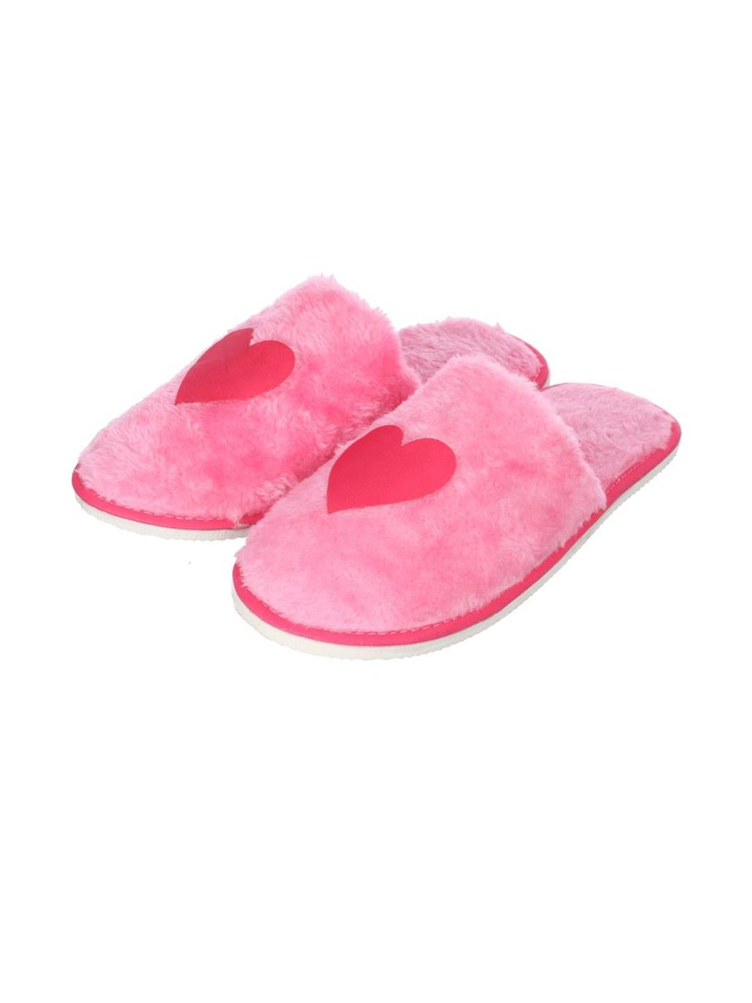 TRAVELKHUSHI Women Pink Fur Flip Flops - image 4