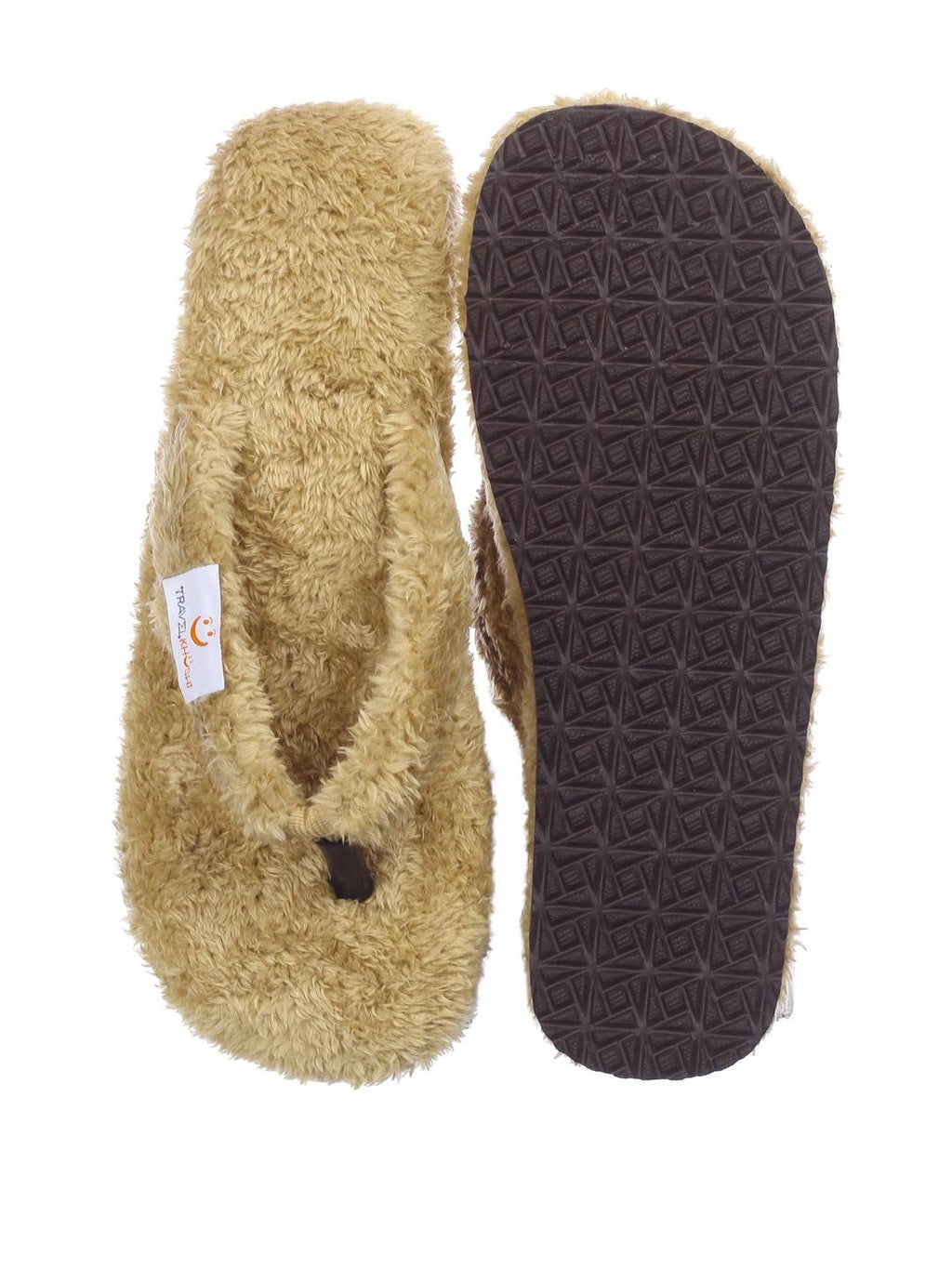 TRAVELKHUSHI Men Fur Flip Flops - image 6