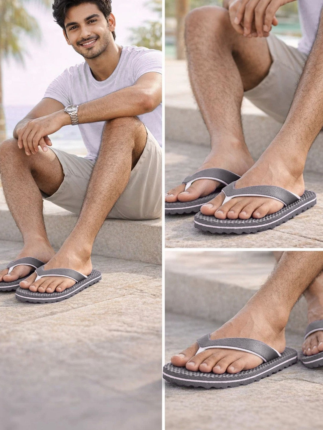 TRAVELKHUSHI Men Thong Flip Flops - image 2