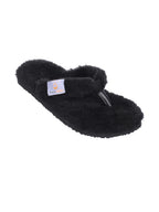 TRAVELKHUSHI Women Black Flip Flops - image 4