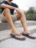 TRAVELKHUSHI Men Thong Flip Flops