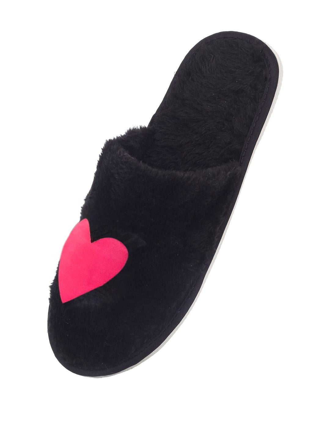 TRAVELKHUSHI Men Mr Love Soft Fur Home Slippper - image 4 — view 4