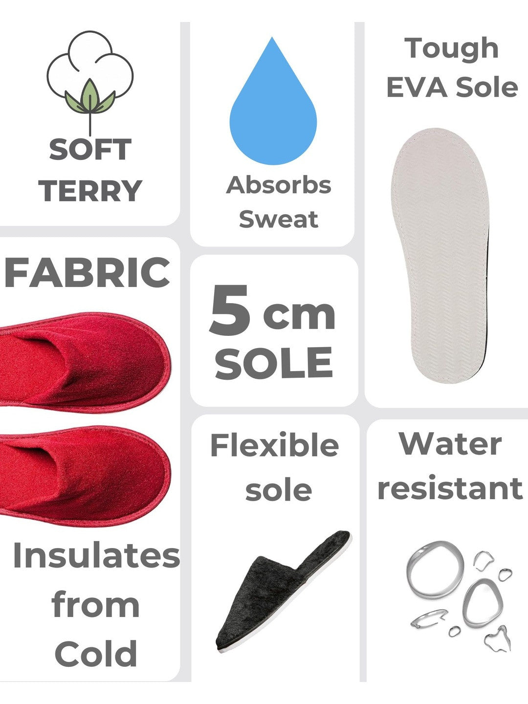 TRAVELKHUSHI Women Pack Of 2 Slip On Room Slippers - image 4