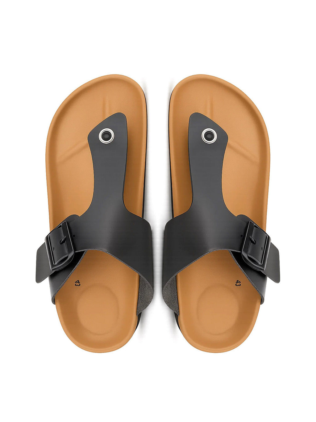 TRAVELKHUSHI Men Thong Flip Flops