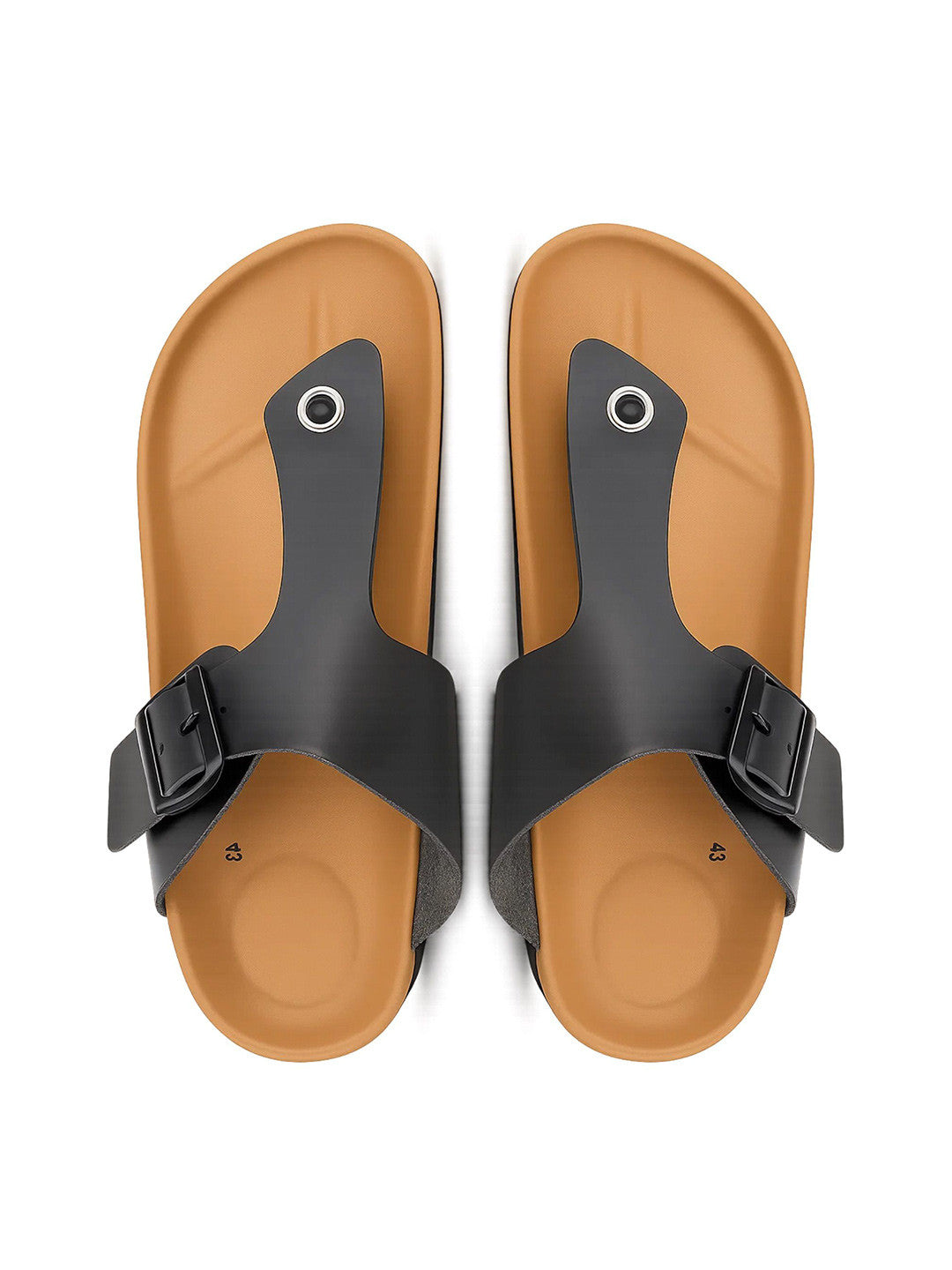 TRAVELKHUSHI Men Thong Flip Flops