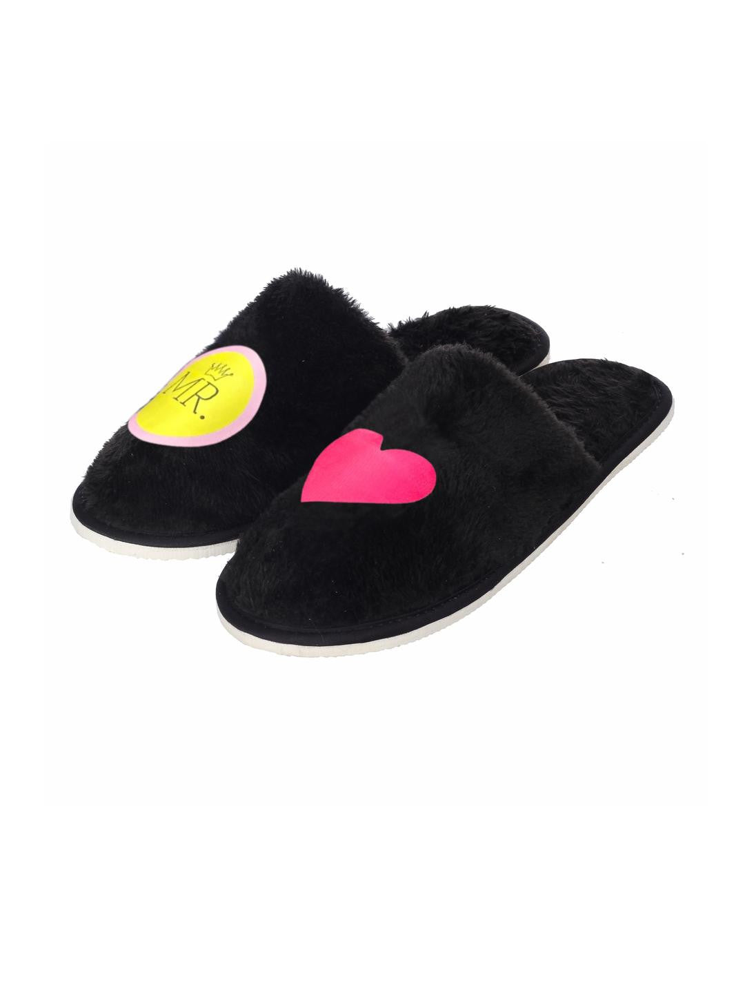 TRAVELKHUSHI Men Mr Love Soft Fur Home Slippper - image 6