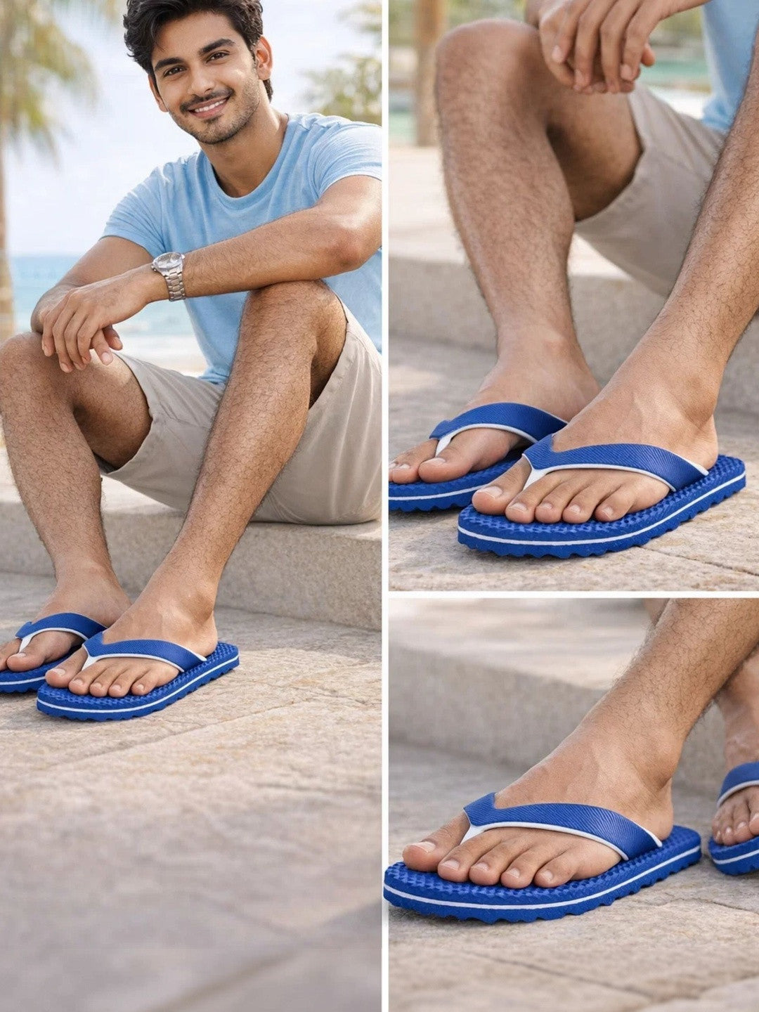 TRAVELKHUSHI Men Thong Flip Flops - image 6
