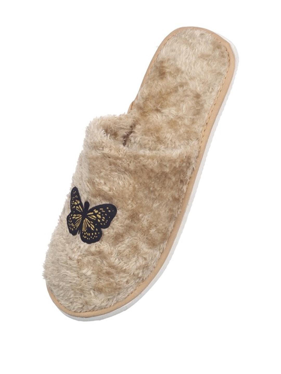 TravelKhushi Women's Butterfly Plush Room Slippers — image 11