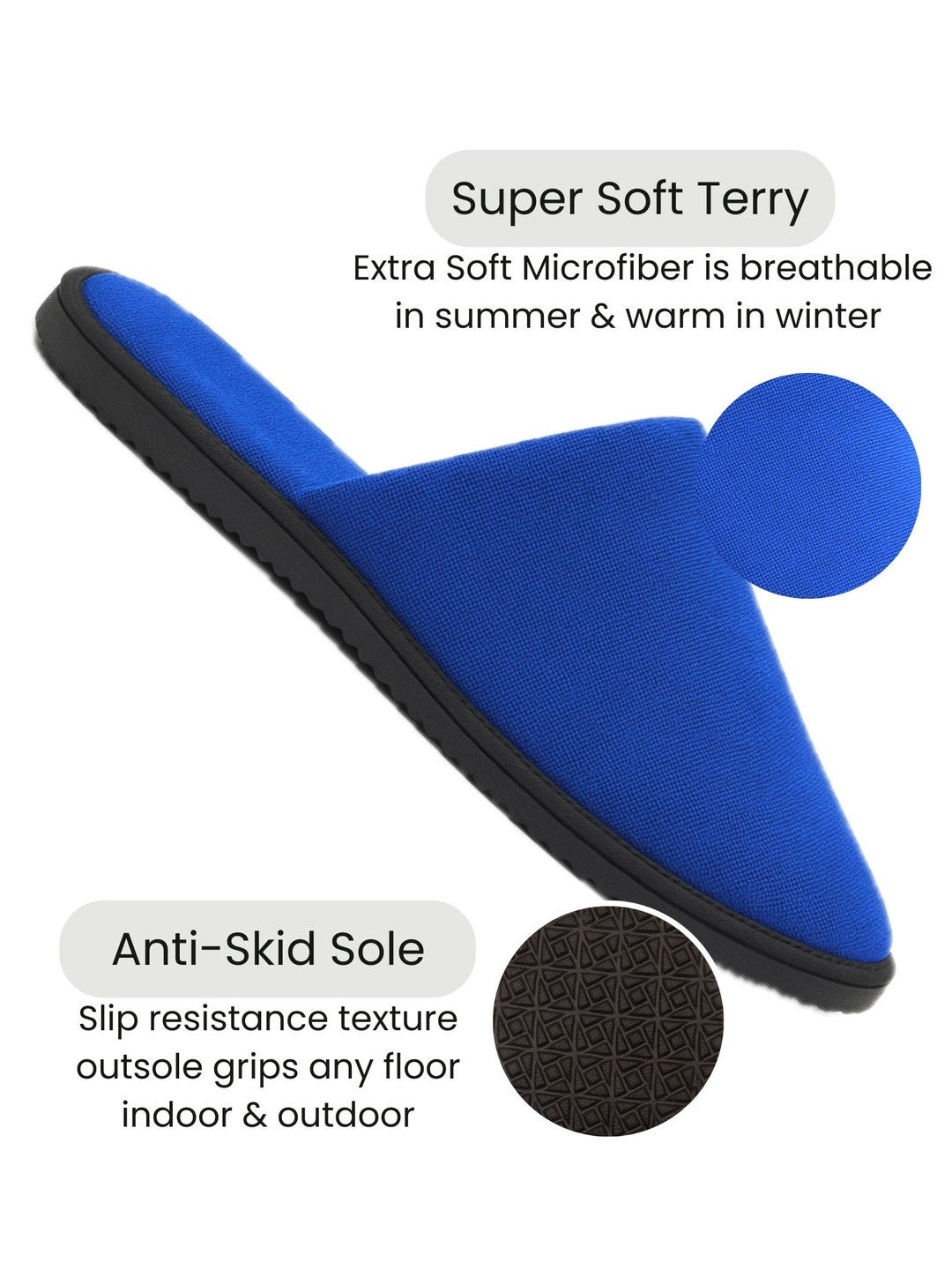 TRAVELKHUSHI Pack Of 2 Room Slippers - image 2