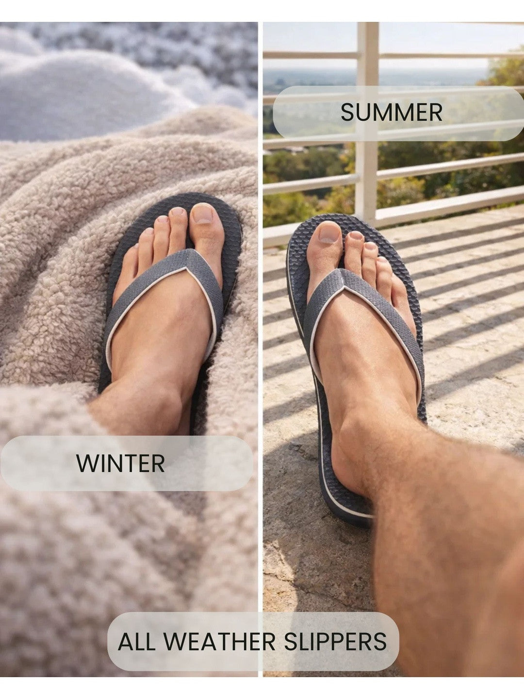 TRAVELKHUSHI Men Thong Flip Flops - image 4