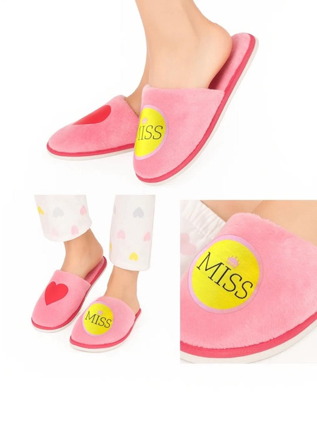 TRAVELKHUSHI Women Pink Fur Flip Flops - image 2