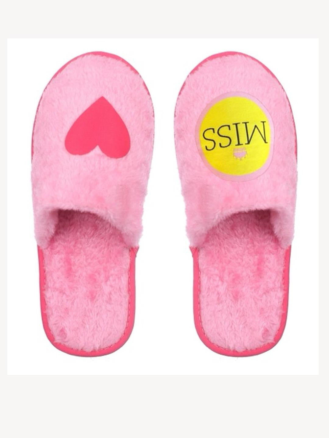 TRAVELKHUSHI Women Pink Fur Flip Flops - image 3