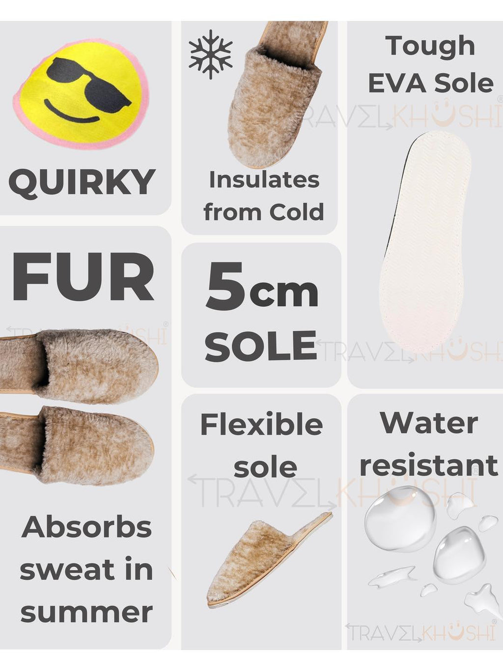 TravelKhushi Bridal Plush Room Slippers — image 13