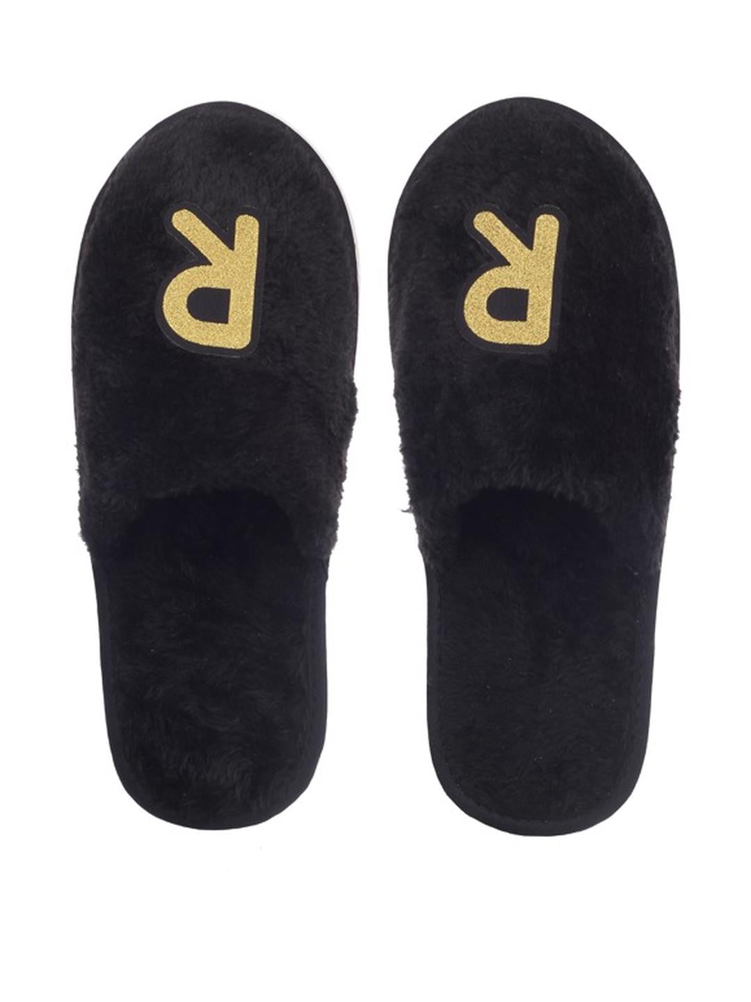 TRAVELKHUSHI Men Black Slip On Flip Flops - image 5