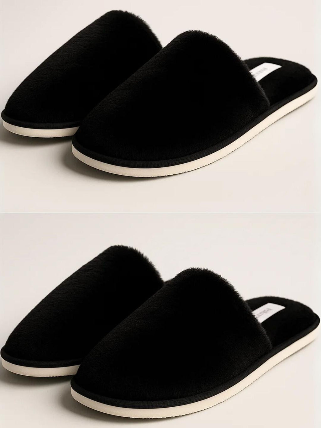TRAVELKHUSHI 2 Pair Men Black Slip On