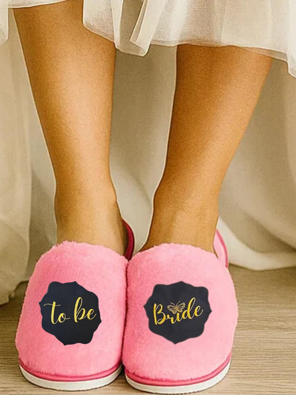 TRAVELKHUSHI Women Pink Fur Flip Flops