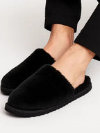 TRAVELKHUSHI Unisex Black Room Slippers - image 2