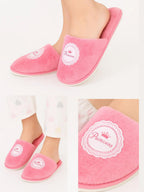 TRAVELKHUSHI Women Pink Fur Flip Flops - image 2
