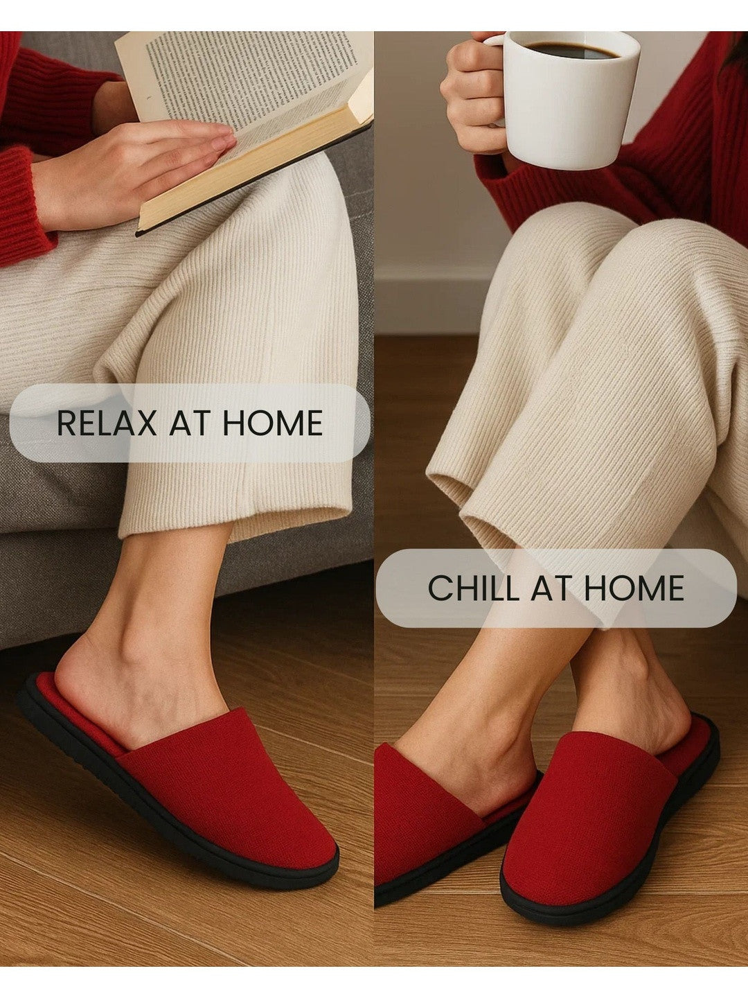 TRAVELKHUSHI Pack Of 2 Room Slippers - image 5