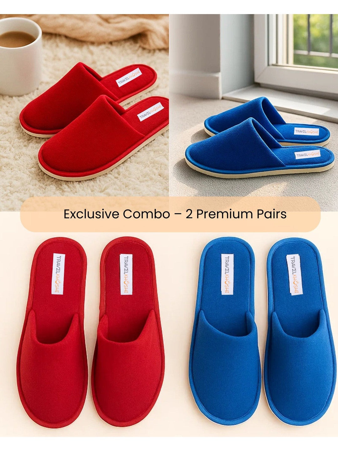 TRAVELKHUSHI Men Set Of 2 Flip Flops - image 3
