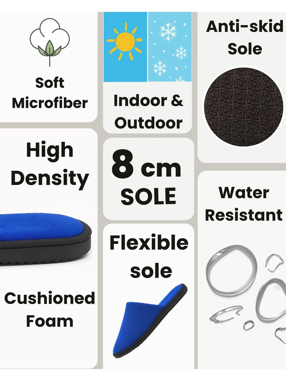 TRAVELKHUSHI Pack Of 2 Room Slippers - image 3