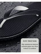 TRAVELKHUSHI Men Thong Flip Flops - image 2 — view 2