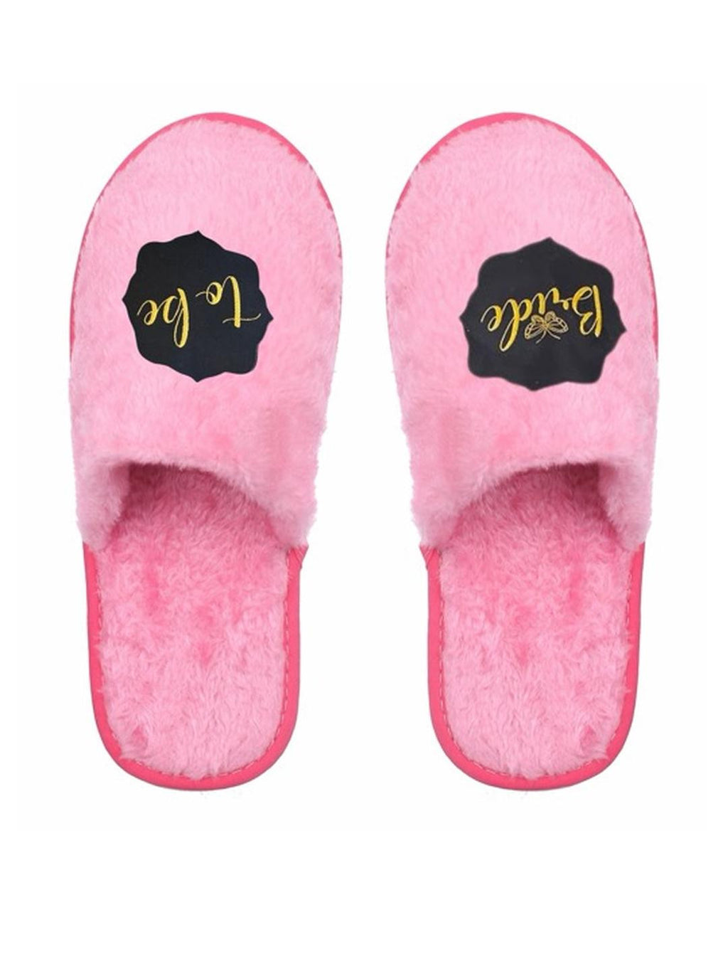 TRAVELKHUSHI Women Pink Fur Flip Flops - image 4
