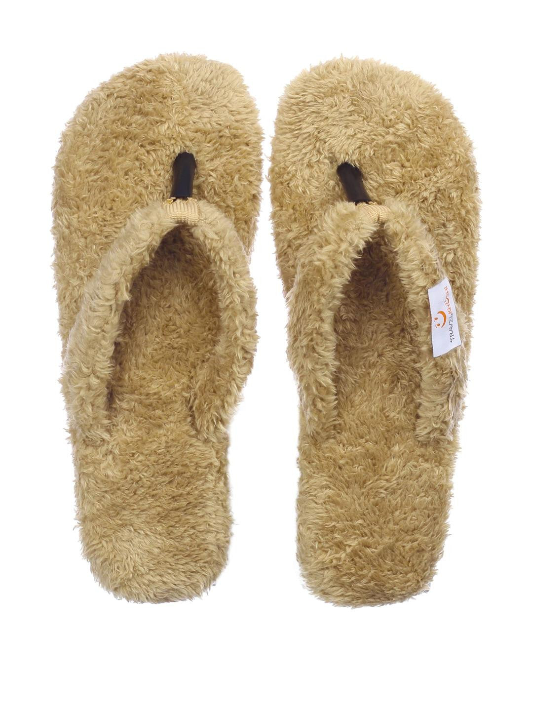 TRAVELKHUSHI Men Fur Flip Flops - image 2