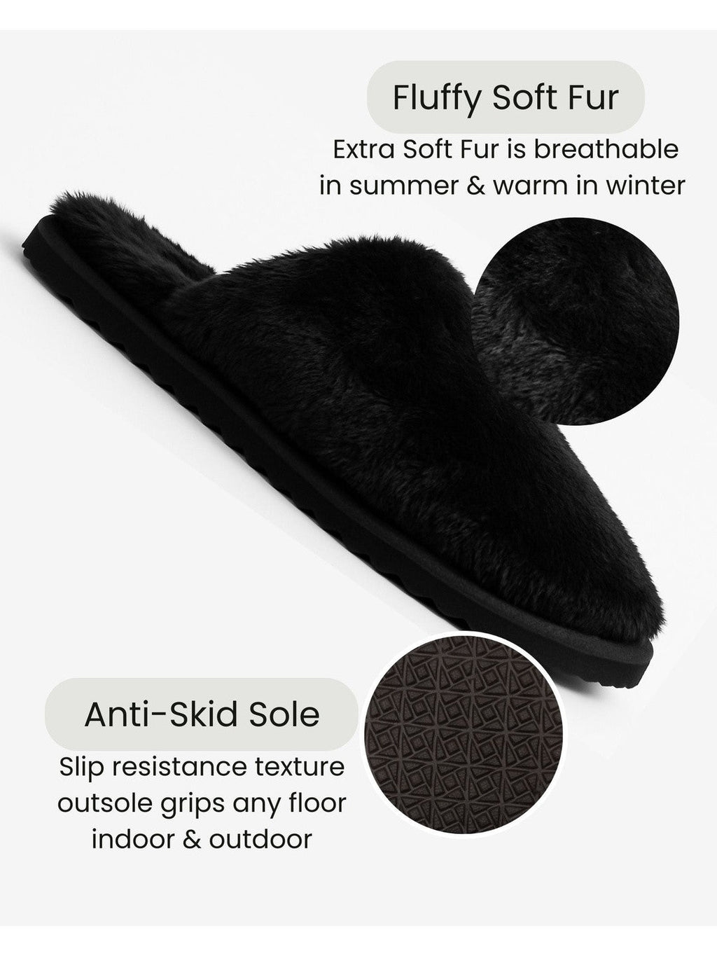 TravelKhushi Women's Classic Plush Room Slippers — image 2