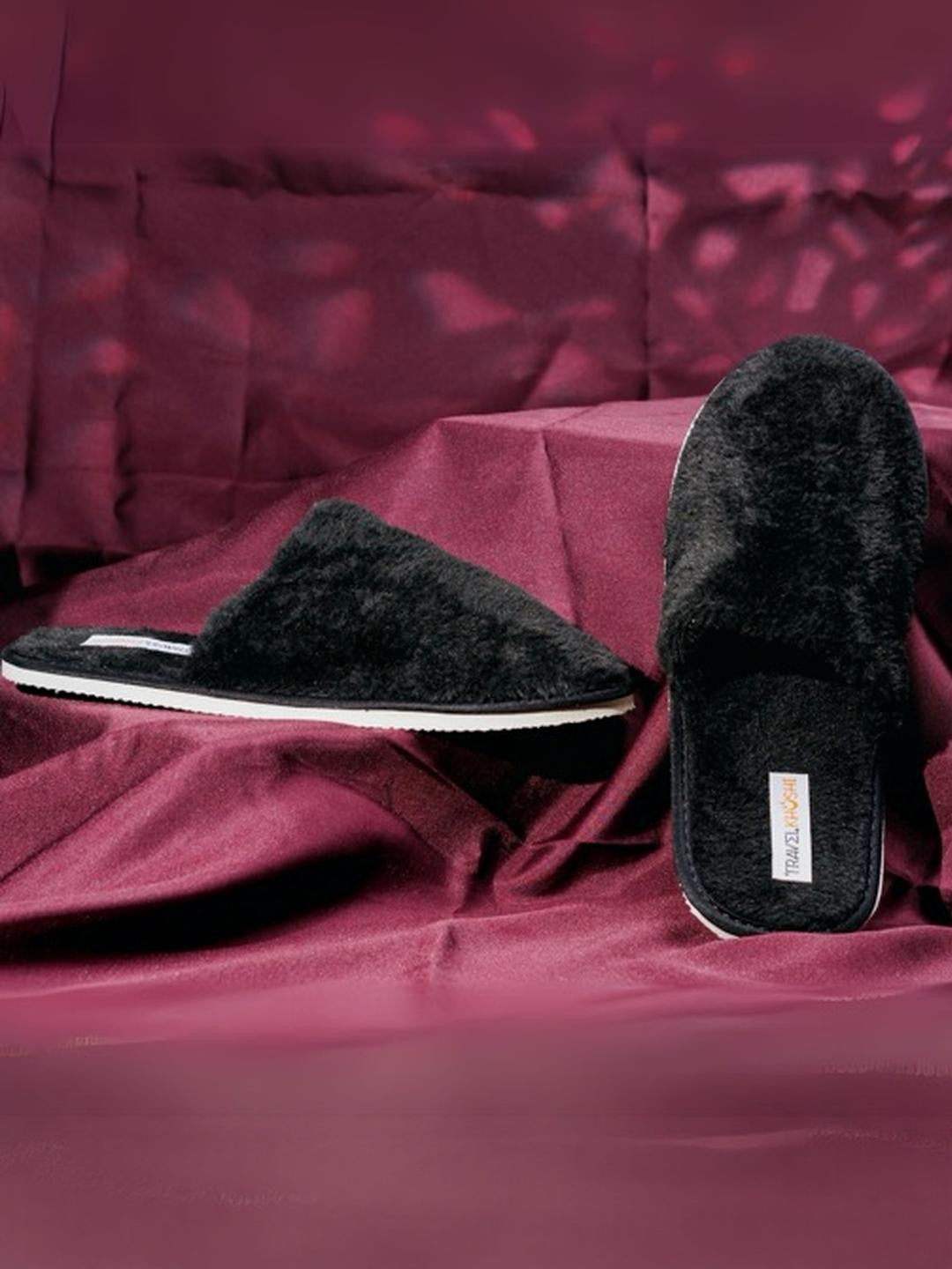 TRAVELKHUSHI 2 Pair Men Black Slip On - image 5
